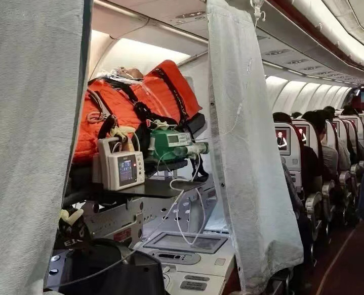 泉州跨国医疗包机、航空担架